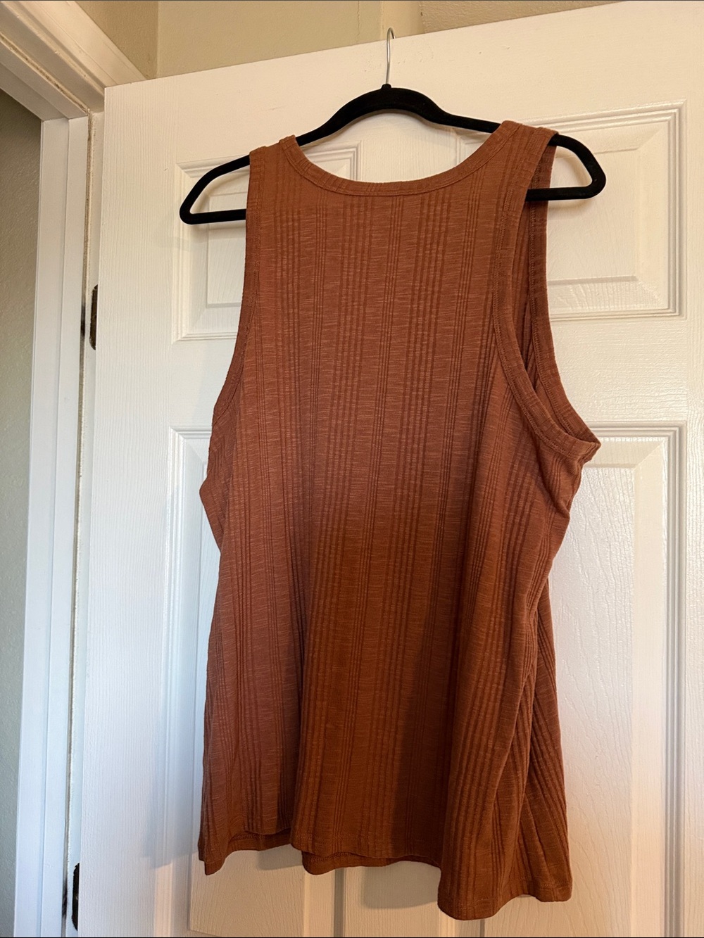 Maurices Ribbed Tank Top in Rust - Picture 3 of 4